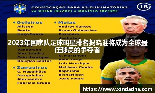 2023年国家队足球明星排名揭晓谁将成为全球最佳球员的争夺者
